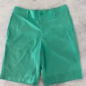 Under Armour Boys Golf Shorts, Green, Size 12